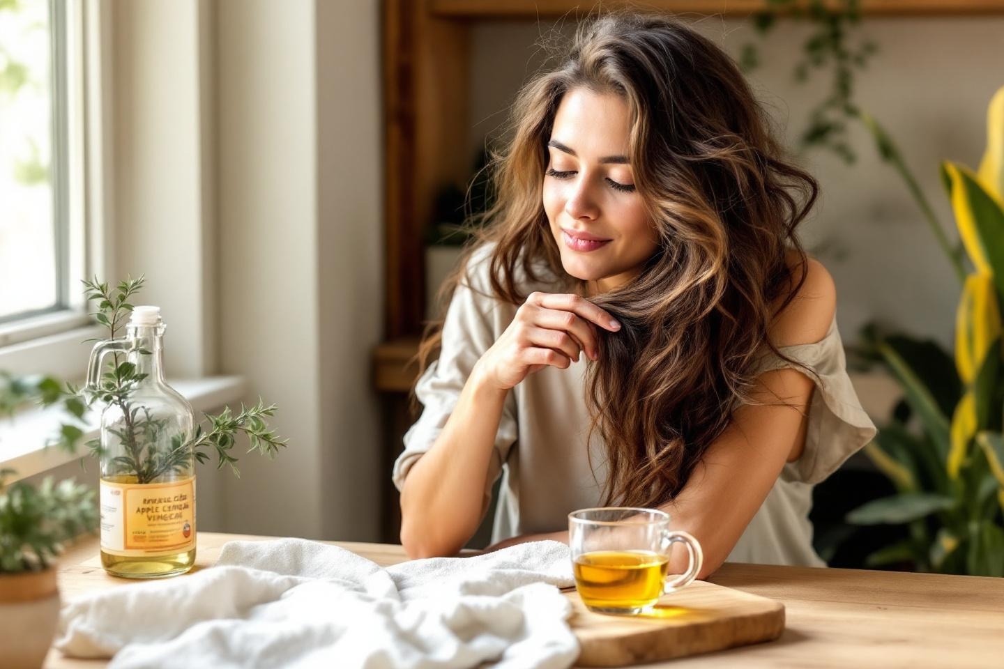 Après la mer, ce duo naturel pioché en cuisine sauve les cheveux desséchés et emmêlés sans silicone