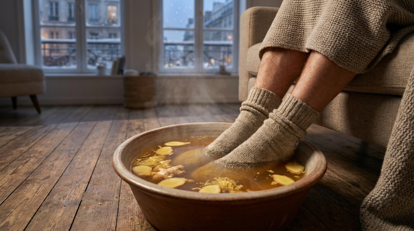 Vous avez toujours froid le soir ? Ce rituel oublié pourrait bien réchauffer votre corps et apaiser votre fatigue en quelques minutes