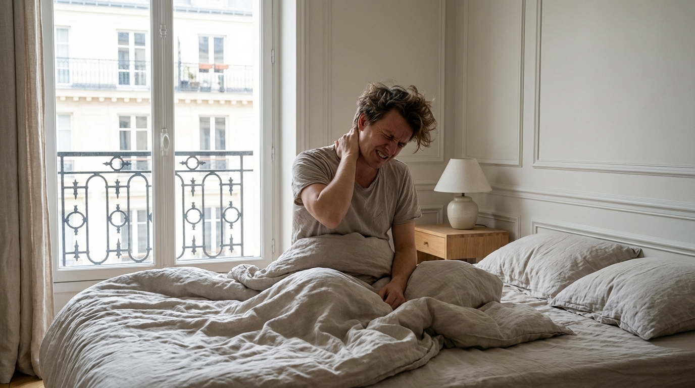 Votre nuque vous fait souffrir dès le matin : une seule position dans votre lit explique tout