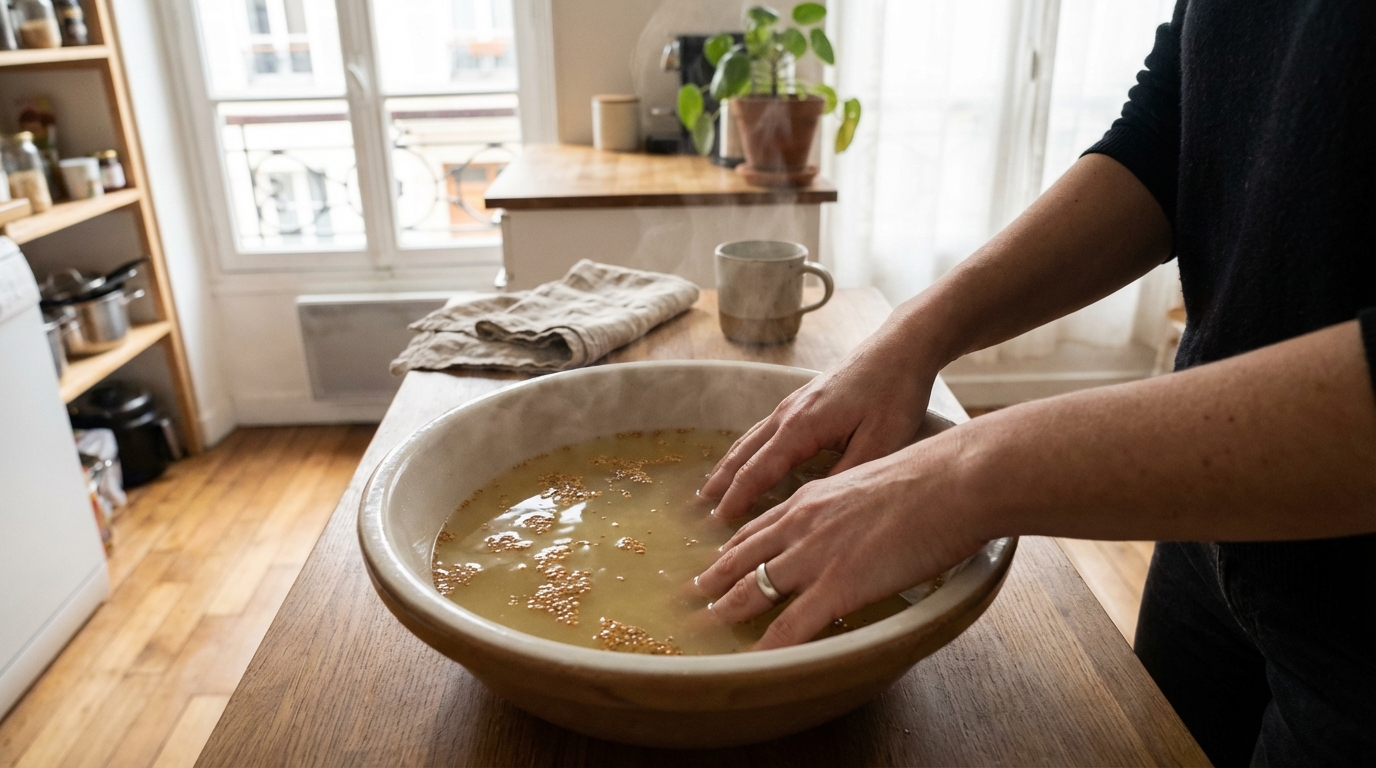 Depuis mars, je plonge mes mains dans ce bain express à un condiment banal : la sensation de froid a disparu