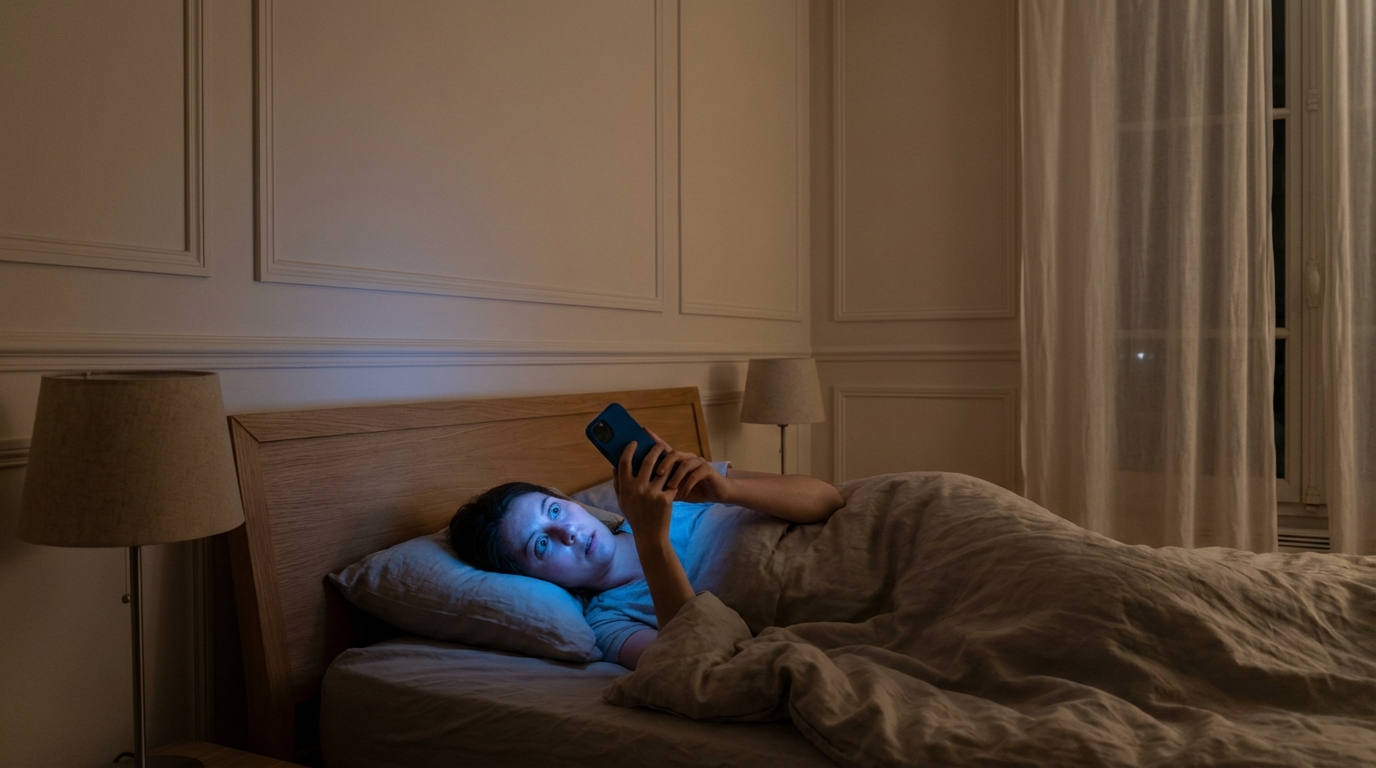 Ce que vos écrans déclenchent dans votre cerveau passé une certaine heure du soir