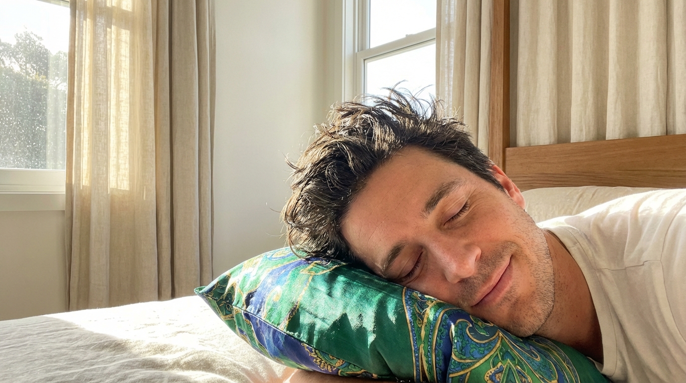 « Mes cheveux étaient ternes et rêches » : un simple tissu posé avant de dormir a tout changé en quelques nuits
